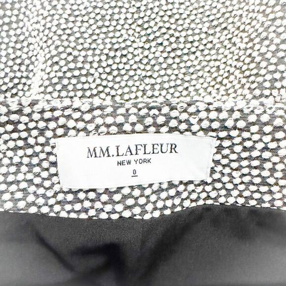 MM La Fleur Patterned Pencil Skirt Woven Poka Dot Size 8 - Picture 4 of 6